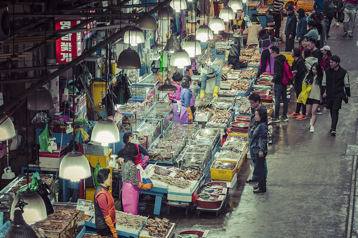 Рыболовный рынок Норянгджин, Сеул
